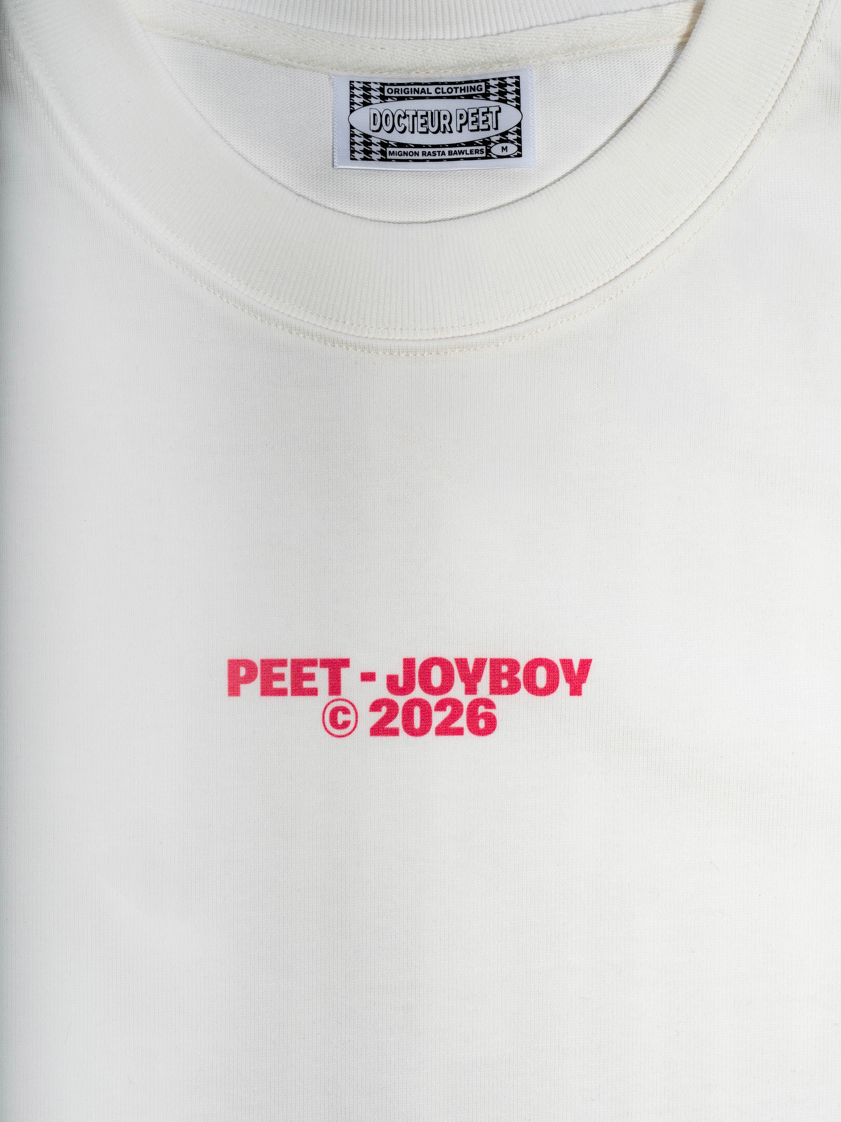 T-shirt "Forever Joyboy" Blanc