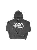 Hoodie Gris Zippé