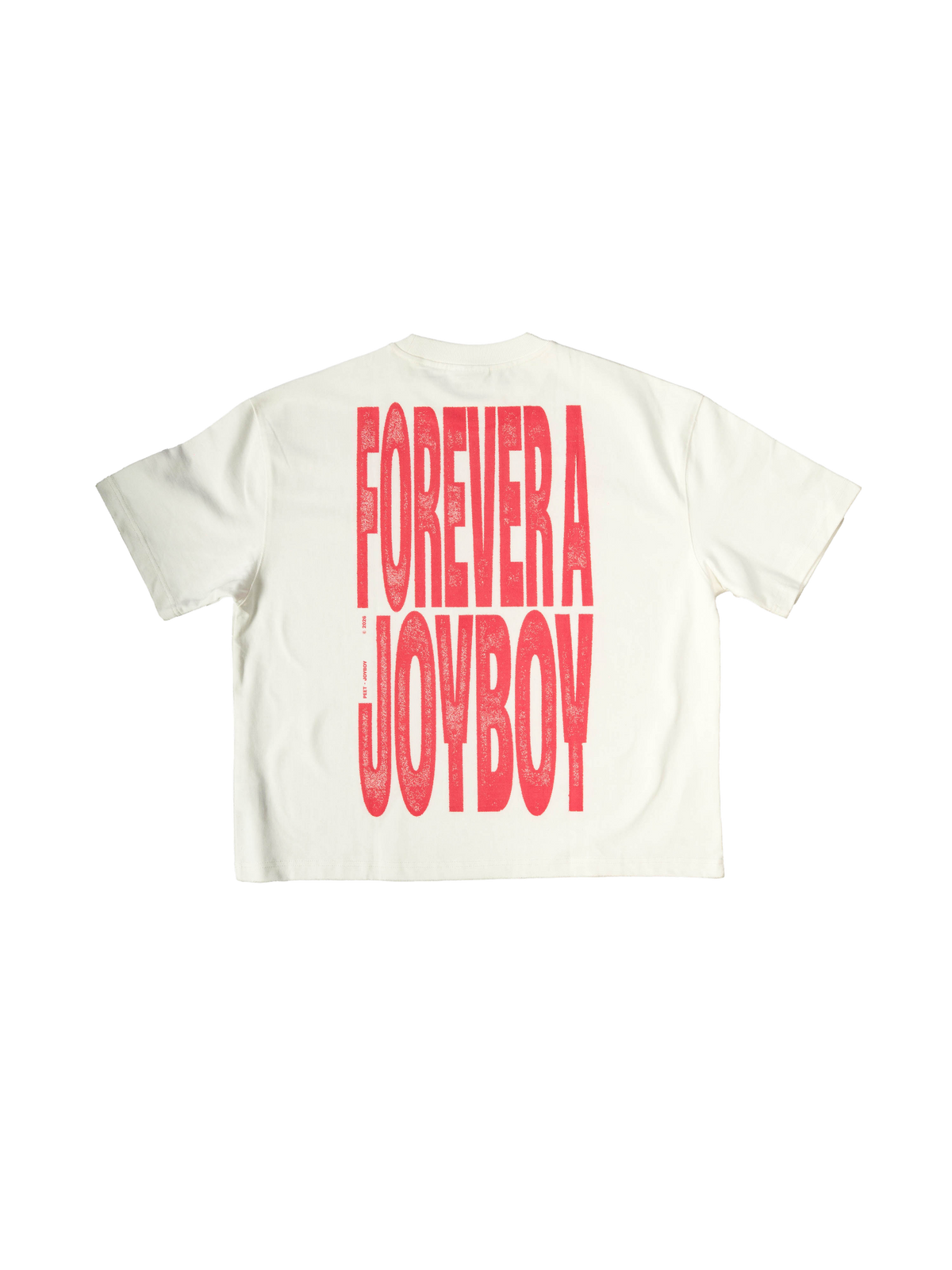 T-shirt "Forever Joyboy" Blanc